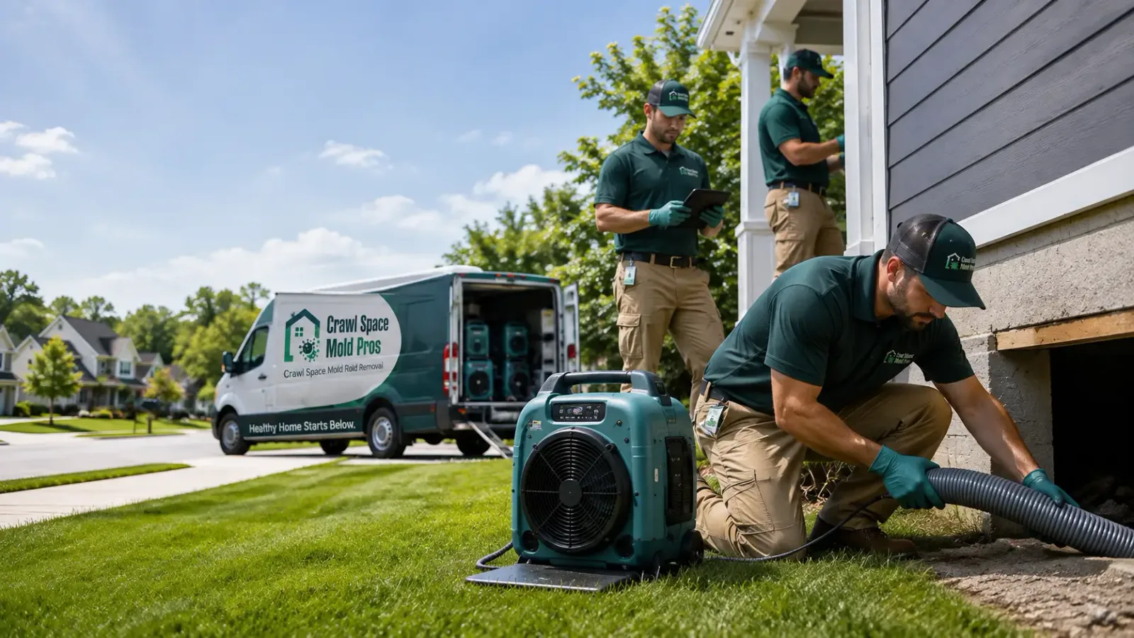 Crawl Space Mold Removal in Bluffton, IN
